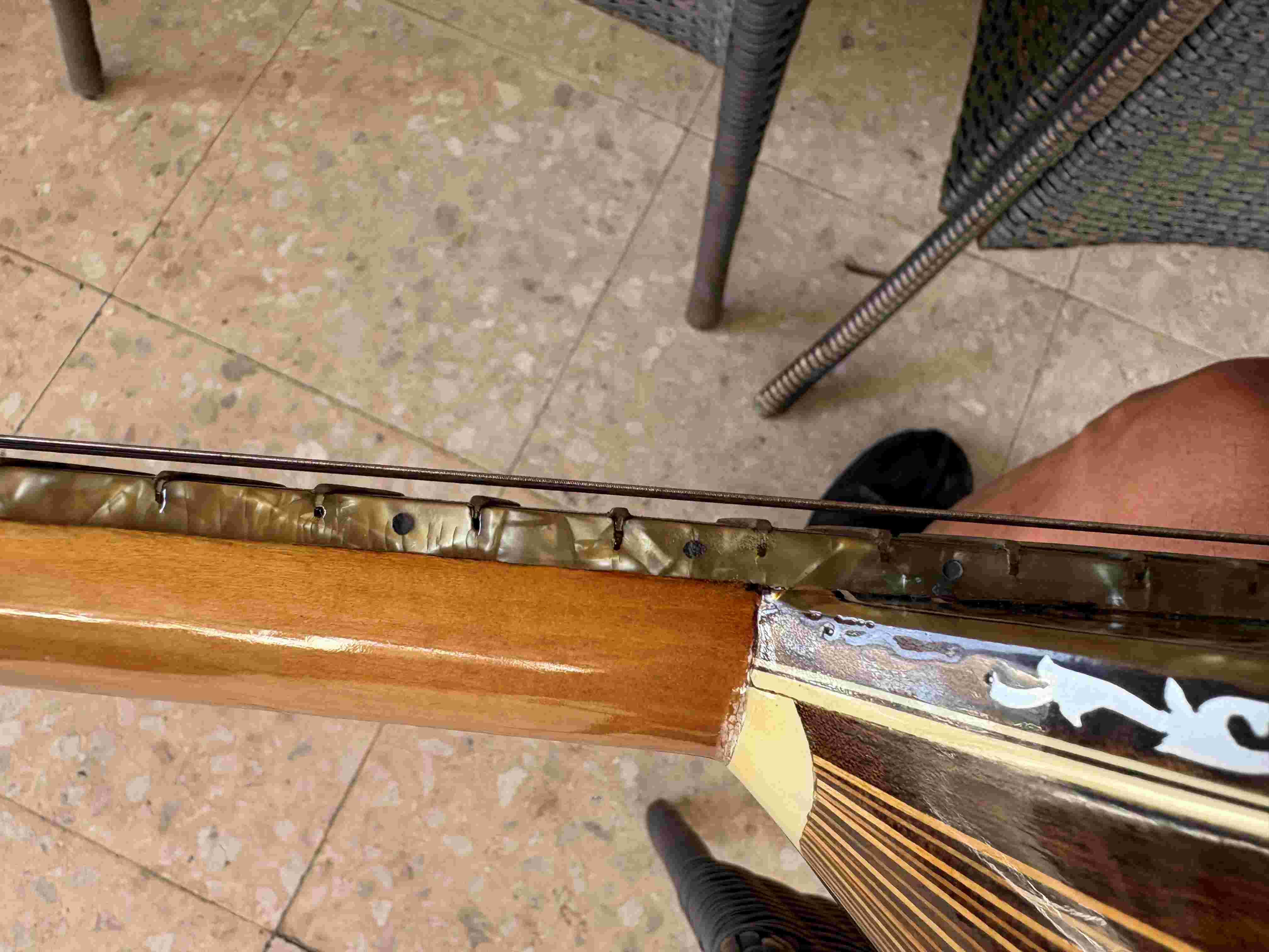 Bouzouki before setup