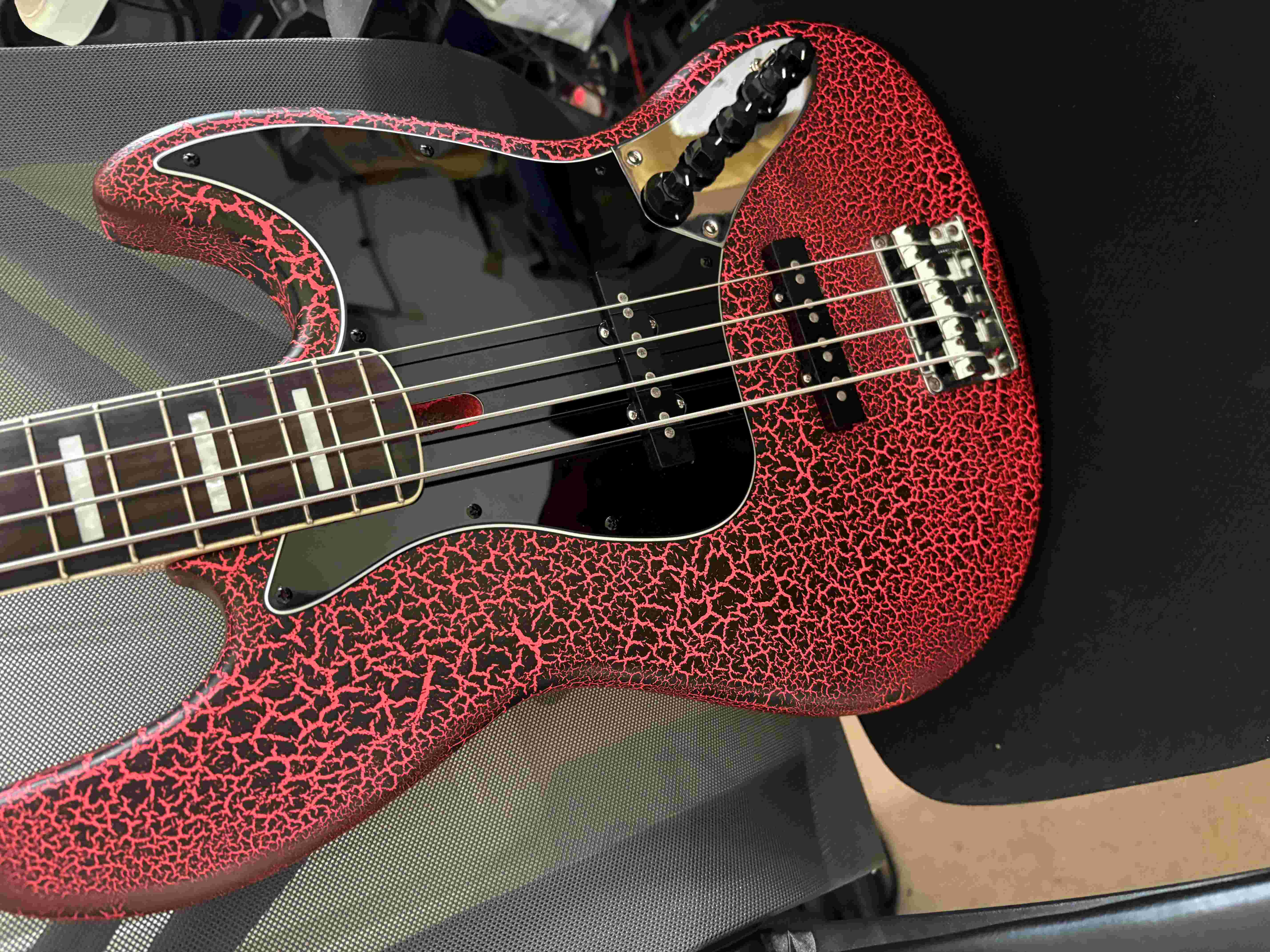 Water damaged Marcus Miller v7 bass guitar renovation