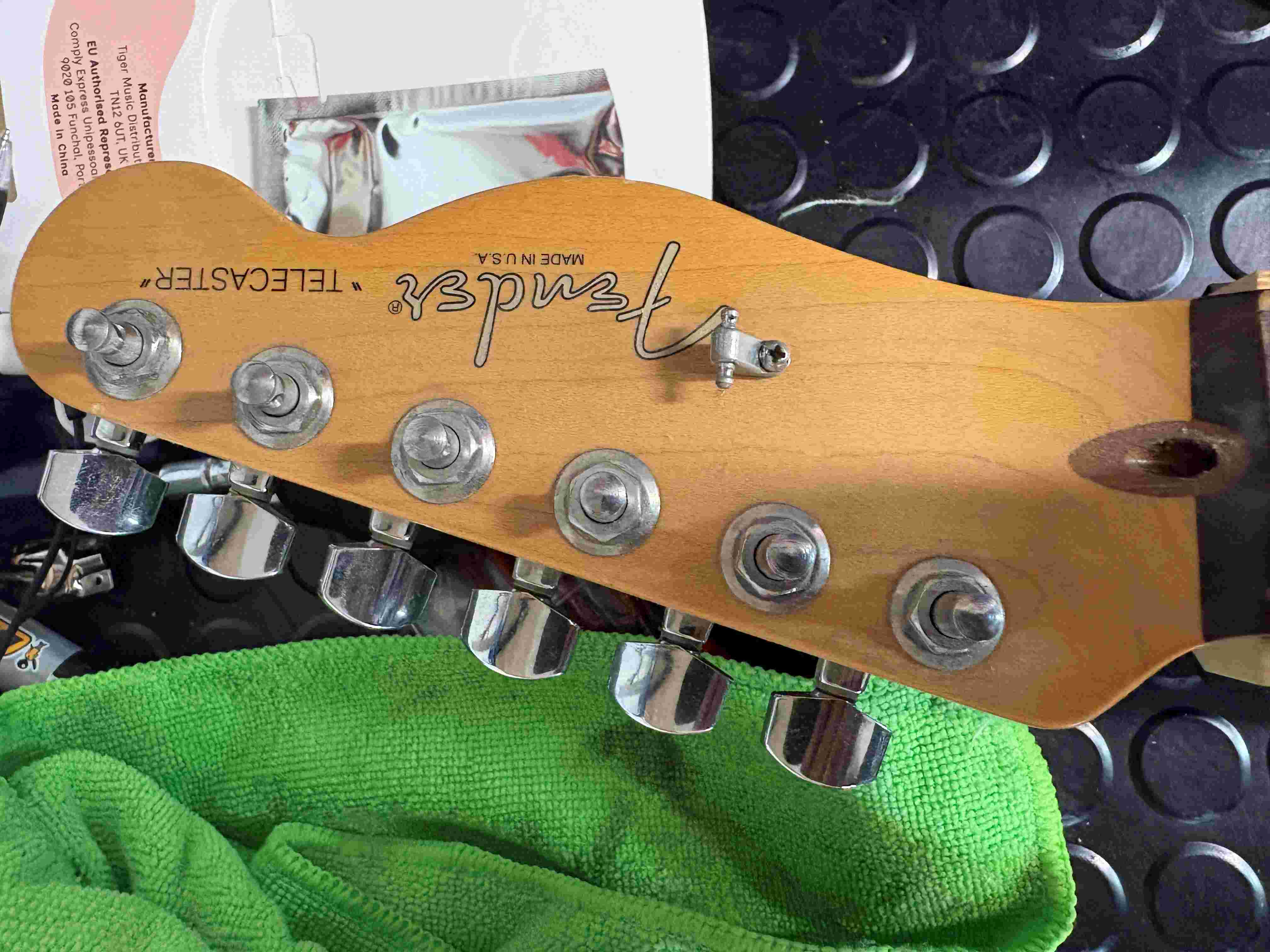 Telecaster before setup