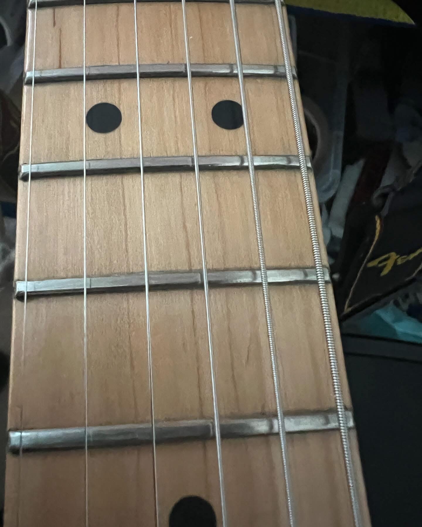 Refret work on Fender Stratocaster