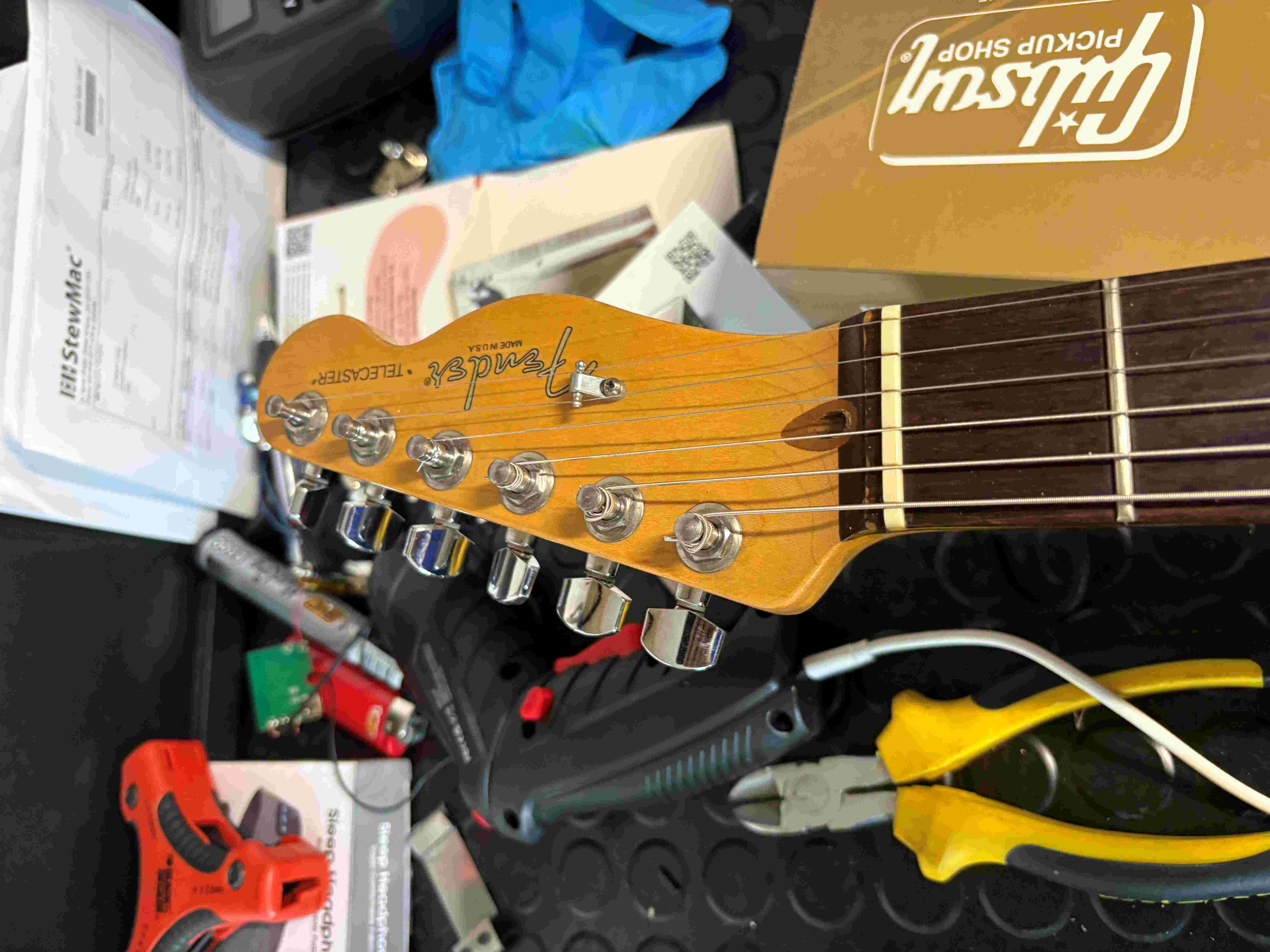 Telecaster before setup