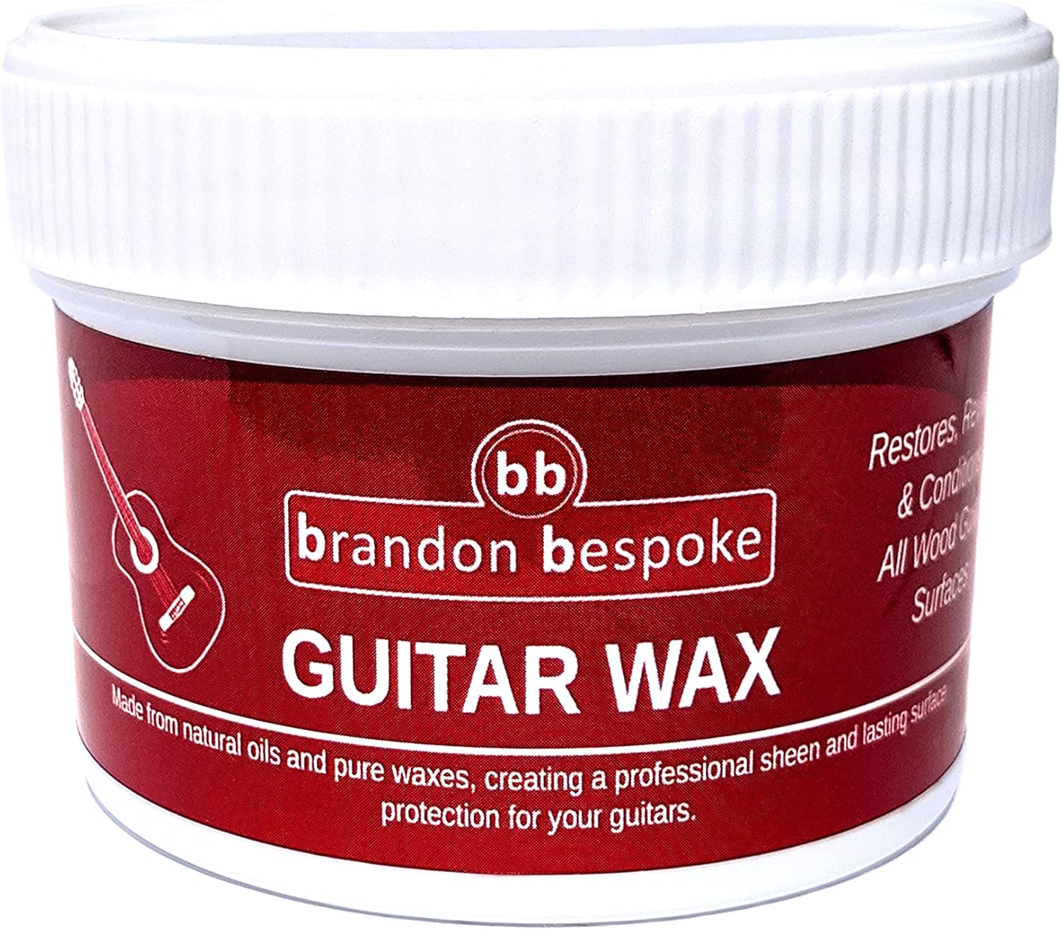 Guitar Wax - Acoustic Guitar Wood Wax - 125ml - Musical Instrument Wax